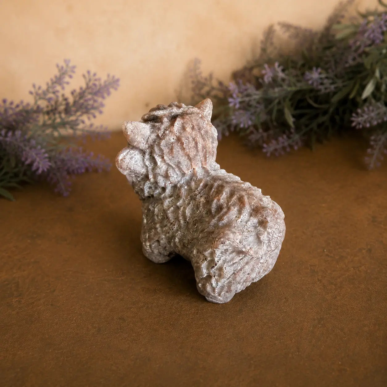 Strawberry Quartz Highland Cow Carving – Love & Emotional Healing