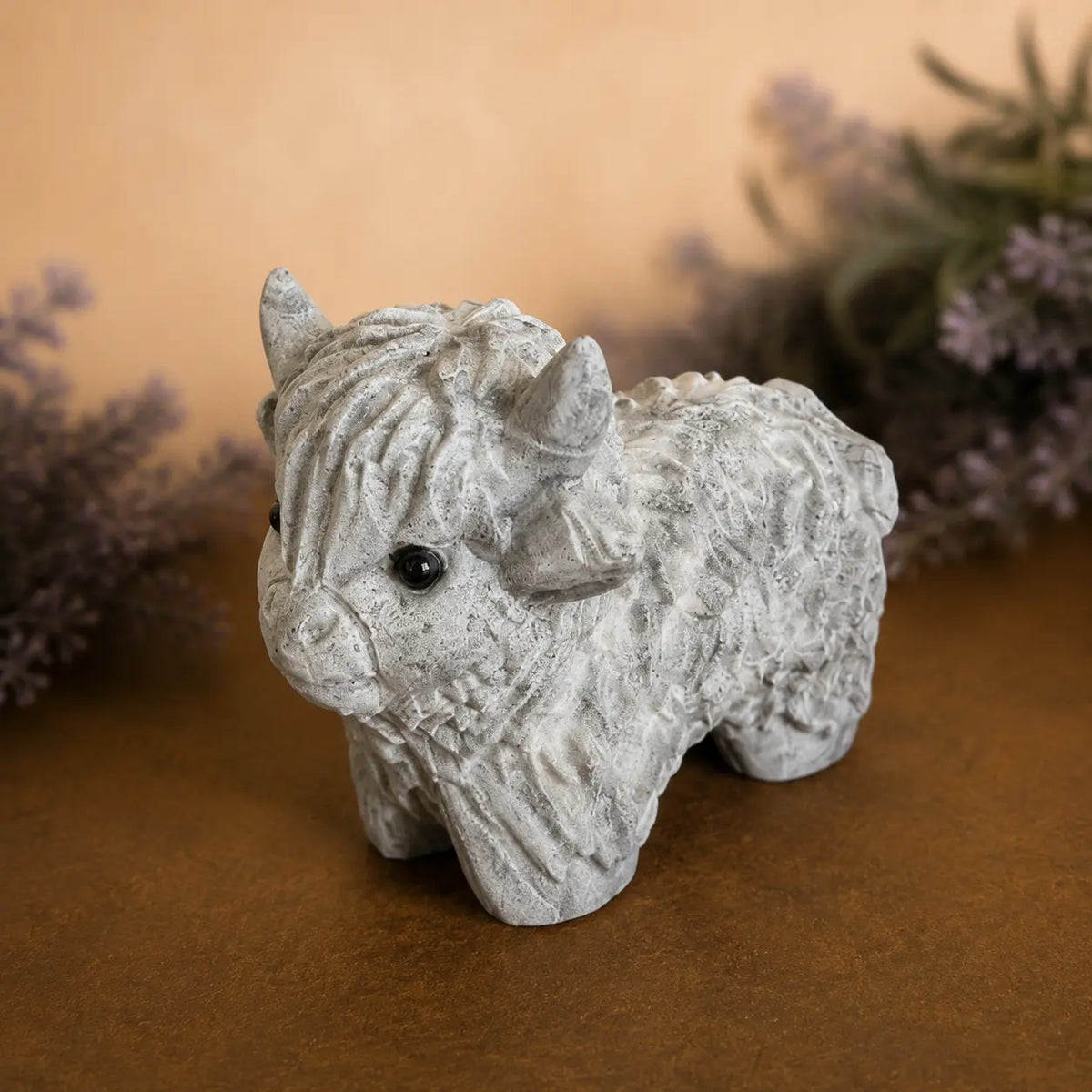 Taiji Jasper Highland Cow Carving – Balance & Grounding
