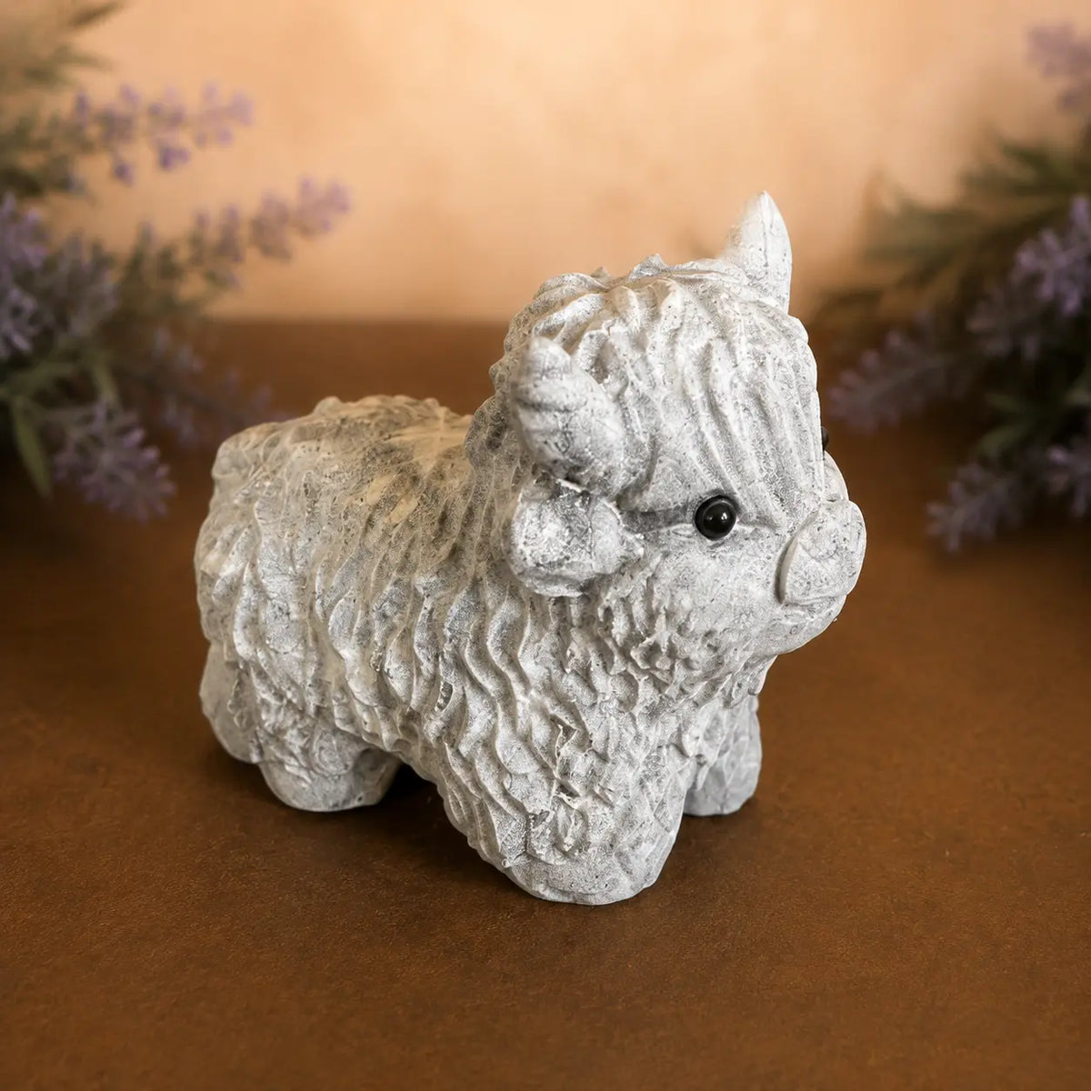 Taiji Jasper Highland Cow Carving – Balance & Grounding