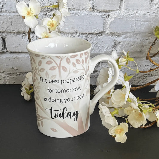 Today mug motivational spiritual gift focus affirmation purpose quote ceramic mug