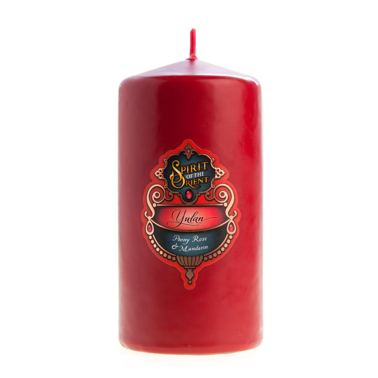 Red Yulan Pillar Candle – Spiritual Ritual Candle for Love, Confidence & Manifestation