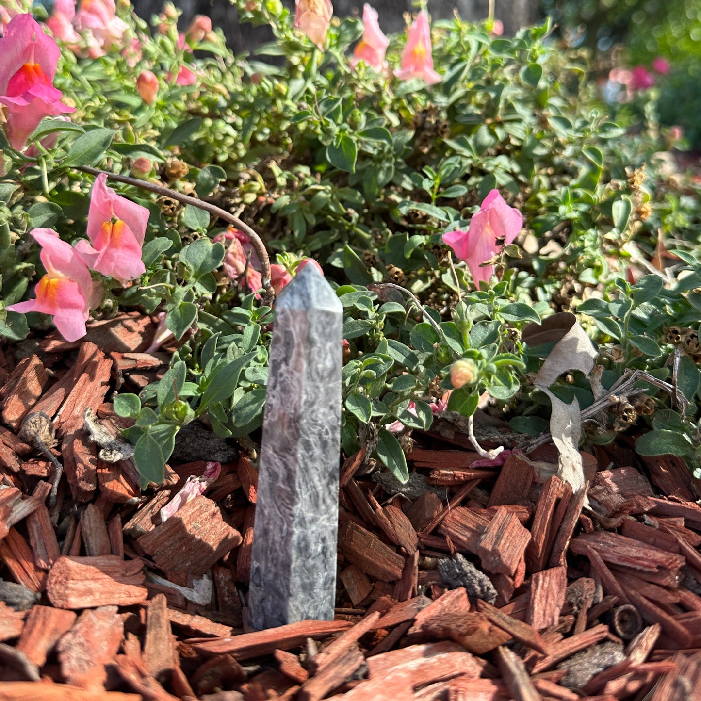 Picasso Stone Tower crystal for grounding creativity emotional healing manifestation and spiritual décor